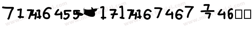 NumbersClaimcheck Re字体转换